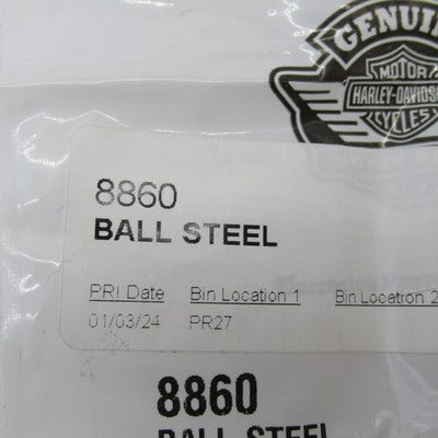 Lot of 8 Harley-Davidson OEM NOS 5/16 Steel Bearing Balls 8860