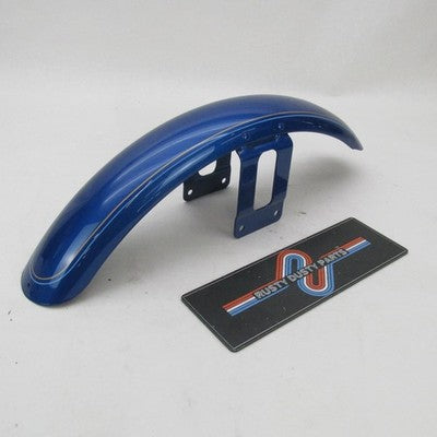 Harley OEM 1996 Dyna FXDL Front Fender States Blue Pearl Pinstripe 589