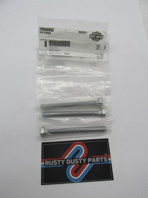 Lot of 3 Harley Davidson Genuine NOS Hex Screw 10500002