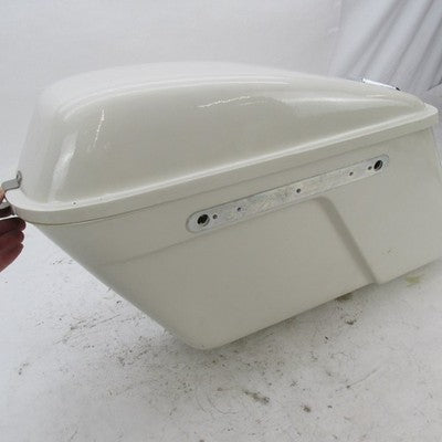 Harley OEM 1980 FL/FLH 80ci Shovelhead White Fiberglass Right Saddleba