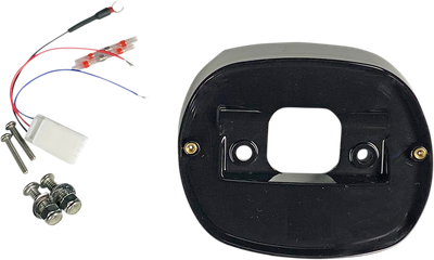 Custom Dynamics Taillight Baseplate for Harley-Davidson Black TL-BASE9