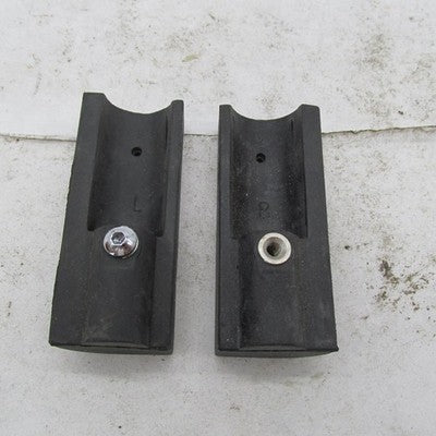 Harley Davidson OEM Pair Left & Right Rubber Inserts Footpeg Bar Shiel