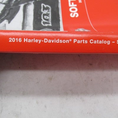 Harley-Davidson Official Factory 2016 Softail Models Parts Catalog 994