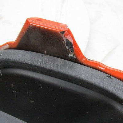 Harley Davidson OEM Left Side Saddlebag Lid Red Orange Touring 93-13 7