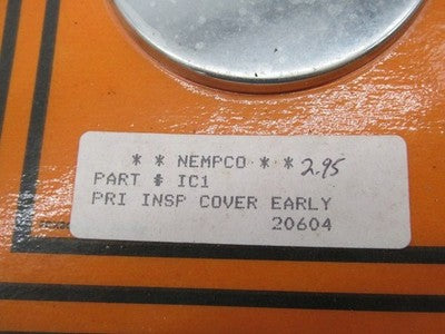 Nempco Harley Genuine NOS Panhead Two Hole Primary Inspection Cover 20