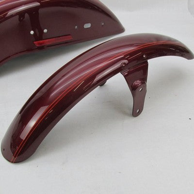 Harley 2000 Softail Deuce FXSTD Front/Rear Fender Set Luxury Rich Red