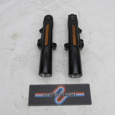 Harley-Davidson OEM Stock 14-23 Touring Lower Fork Sliders BLK 4540019