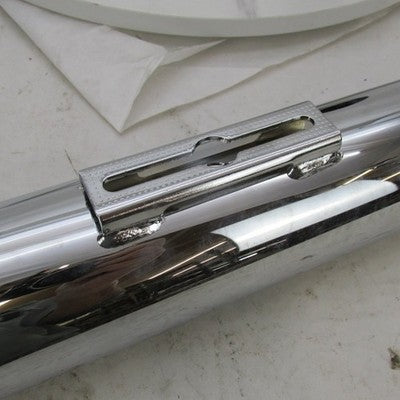 Harley Davidson 1pc Chrome Exhaust Muffler Silencer Slip-Ons 07+ DYNA