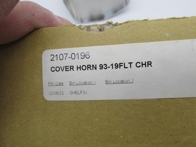 Drag Specialties NOS Harley Side-Mounted Horn Cover Chrome 2107-0196