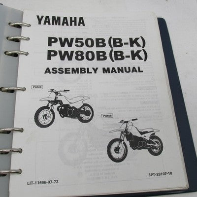 Yamaha Dirt Bikes Binder w/ Set Up Manuals Service Information LIT-10