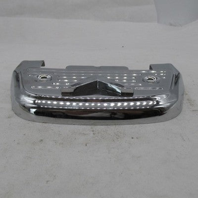 Harley Davidson OEM 1pc Chrme "V" Logo Passenger Floorboard w/ Hardwar