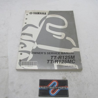 Yamaha OEM Service Manual TT-R125M/TT-125MC LIT-11626-13-47 5HP-28199-