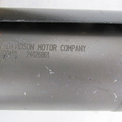 Harley OEM Stock Touring Catalyst Header w/ Black Heat Shields 6560045
