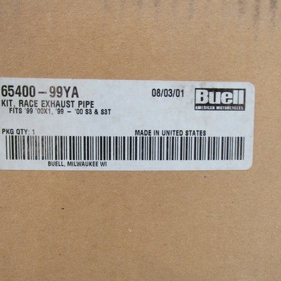 Buell OEM Pro Series Exhaust Header Loop Pipe X1 LTNG S3 S3T 99-02 654