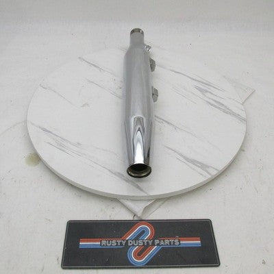 Harley Davidson OEM Chrome Single Exhaust Slip On Muffler FXST FXSTB 6