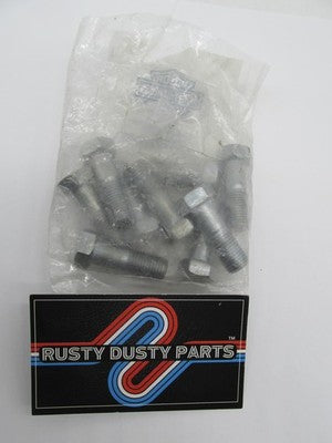 Lot of 9 Harley Davidson Genuine NOS 3/8"-16 x 1" Hex Brake Rotor Bolt