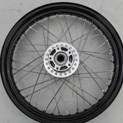 Harley Davidson Genuine Front Spoke Wheel Rim Dual Disk Blk 19x2.54