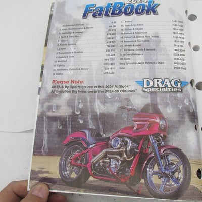 Drag Specialties 2024 FatBook Dealer Parts Catalog 9901-3345