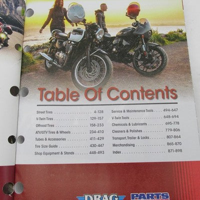 Drag Specialties Parts Unlimited Tire & Service 2025 Parts Catalog 990