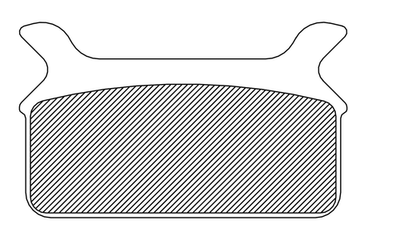 Drag Specialties Organic  Brake Pads 1720-0207