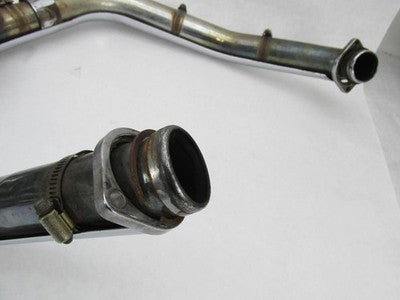 Harley-Davidson 96+ Softail Chrome Exhaust w/ Slash Cut Mufflers and B