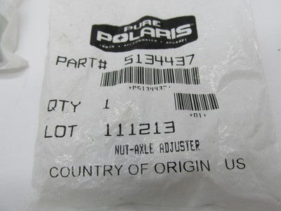 Lot of 2 Polaris Genuine NOS OEM Nut Axle Adjusters 5134437