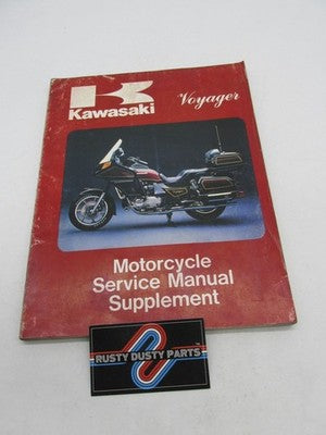 Kawasaki  Factory 83-84 Voyager Motorcycle Service Manual Supplement B