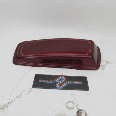Harley OEM 93-13 Touring RH Saddlebag Lid Wineberry Maroon/Red Stripe