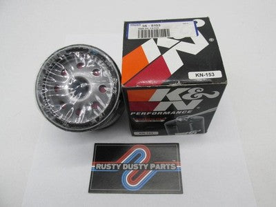 K&N New High Performance Black Motorcycle Oil Filter KN-153