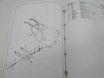 Harley Davidson Official Factory 2014 FLHRSE Models Parts Catalog 9943