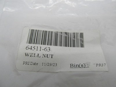 Lot of 6 Harley Davidson Genuine NOS Well Nut 64511-63
