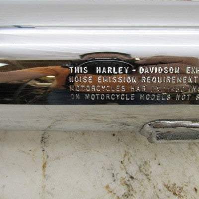 Set of Harley-Davidson OEM 00-06 Softail Chrome Mufflers 65413-00