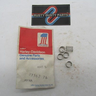 Lot of 5 Harley-Davidson OEM NOS AMF Accel Pump Diaphragm Springs 2736