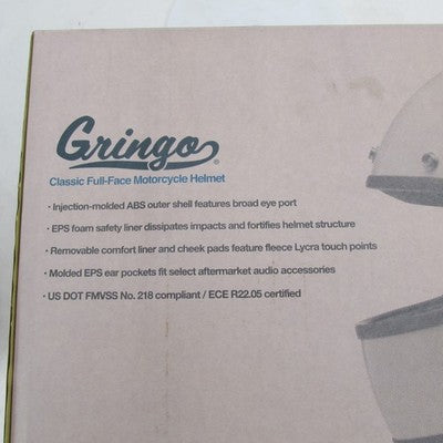 Biltwell NIB Gringo DOT Helmet XL Gloss Black Spectrum 1002-536-105 |
