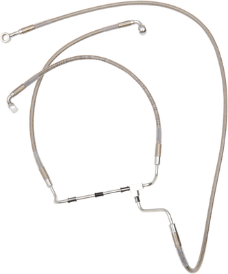 Drag Specialties Extended Length Stainless Steel Brake Line Kits 74 1/