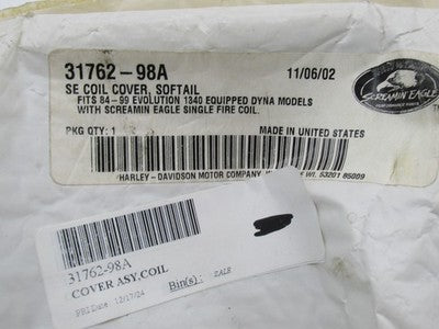 Harley Genuine NOS Screamin' Eagle 84-99 Softail Ignition Coil Cover 3