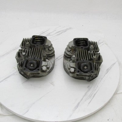 Pair Harley OEM Front & Rear Cylinder Heads Ironhead Sportster 16681-5