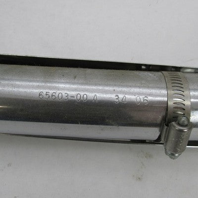 Harley OEM Softail Rear Exhaust Head Pipe w/ Chrome Heat Shield 65603-