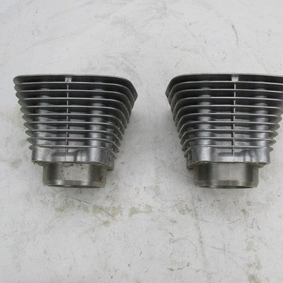 Harley Davidson OEM Pair of Stock Silver Cylinder Jugs 883cc Sportster