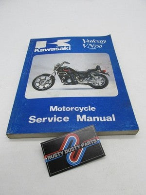 Kawasaki Official Factory Vulcan VN750 Twin Motorcycle Service Manual