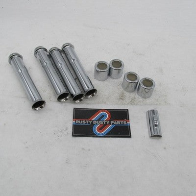 Set of Harley Davidson OEM Stock Chrme Pushrod Covers Twin Cam 17948-9