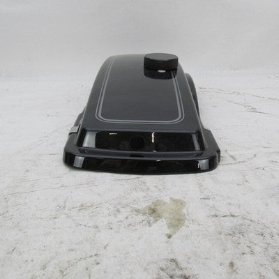 Harley OEM 93-13 Touring Police Left Saddlebag Lid Black Pinstripe 906