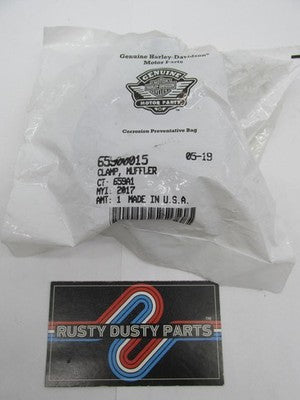 Harley Davidson Genuine NOS Muffler Clamp 65900015