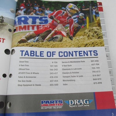 Parts Unlimited Drag Specialties 2026 Tire & Service Dealer Catalog 99