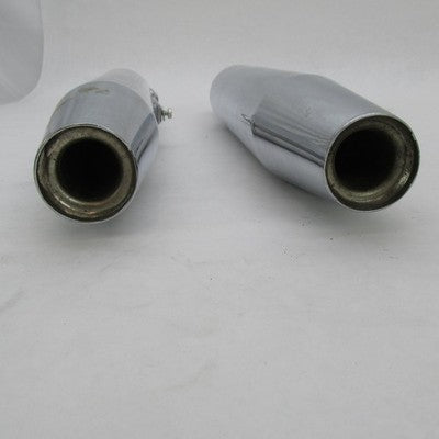 Pair of Harley Davidson OEM Stock Chrome Exhaust Mufflers 00-06 Softai