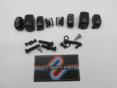 Mixed Lot of Harley Davidson Handlebar Switch Buttons and Hardware Scr