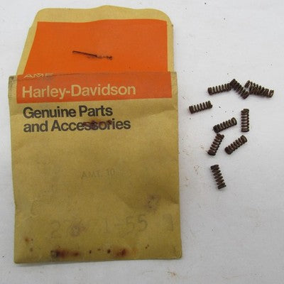 Lot of 10 Harley Davidson Genuine NOS Carb Choke Spring 27671-55