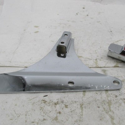 Pair of Harley OEM Chrome Sissy Bar Mounts Sideplates Brackets 52800-9