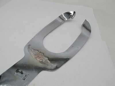Harley Genuine OEM Chrome Embossed Gas Tank Divider Dash Panel Trim 61
