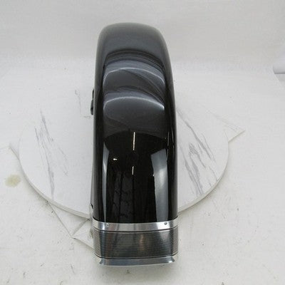 Harley Genuine Vivid Black Front Fender w/ Chrome/ Silver Tip FLHRCI 5